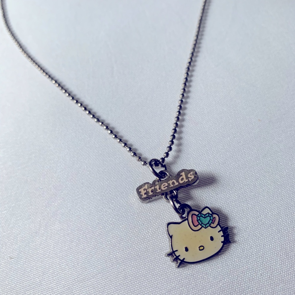 Cookie Lee necklace with Hello Kitty pendant in ballchain